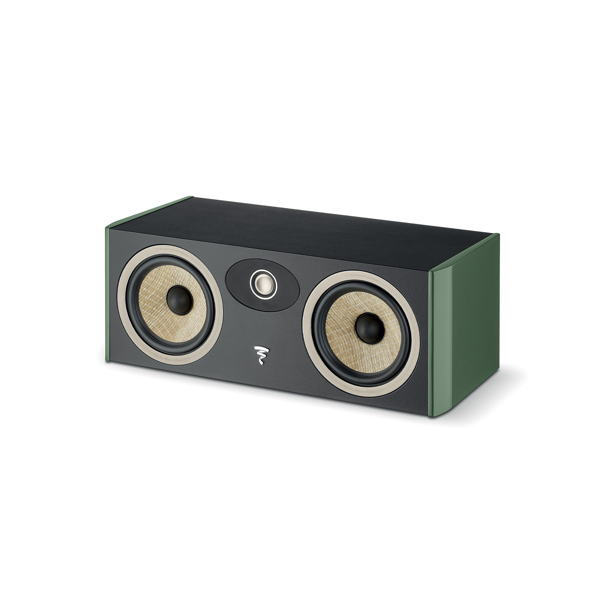 FOCAL Aria Evo X Center 2-way Center Channel Speaker (Moss Green High Gloss, EACH)