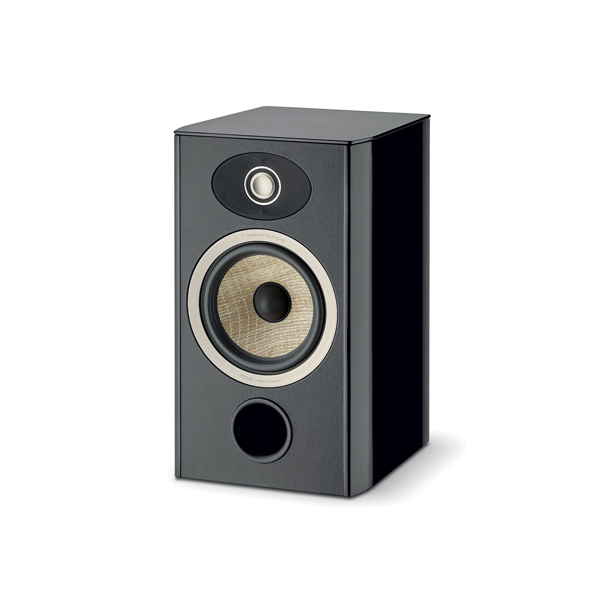 FOCAL Aria Evo X N°1 2-way Bookshelf Speaker (Black High Gloss, EACH)