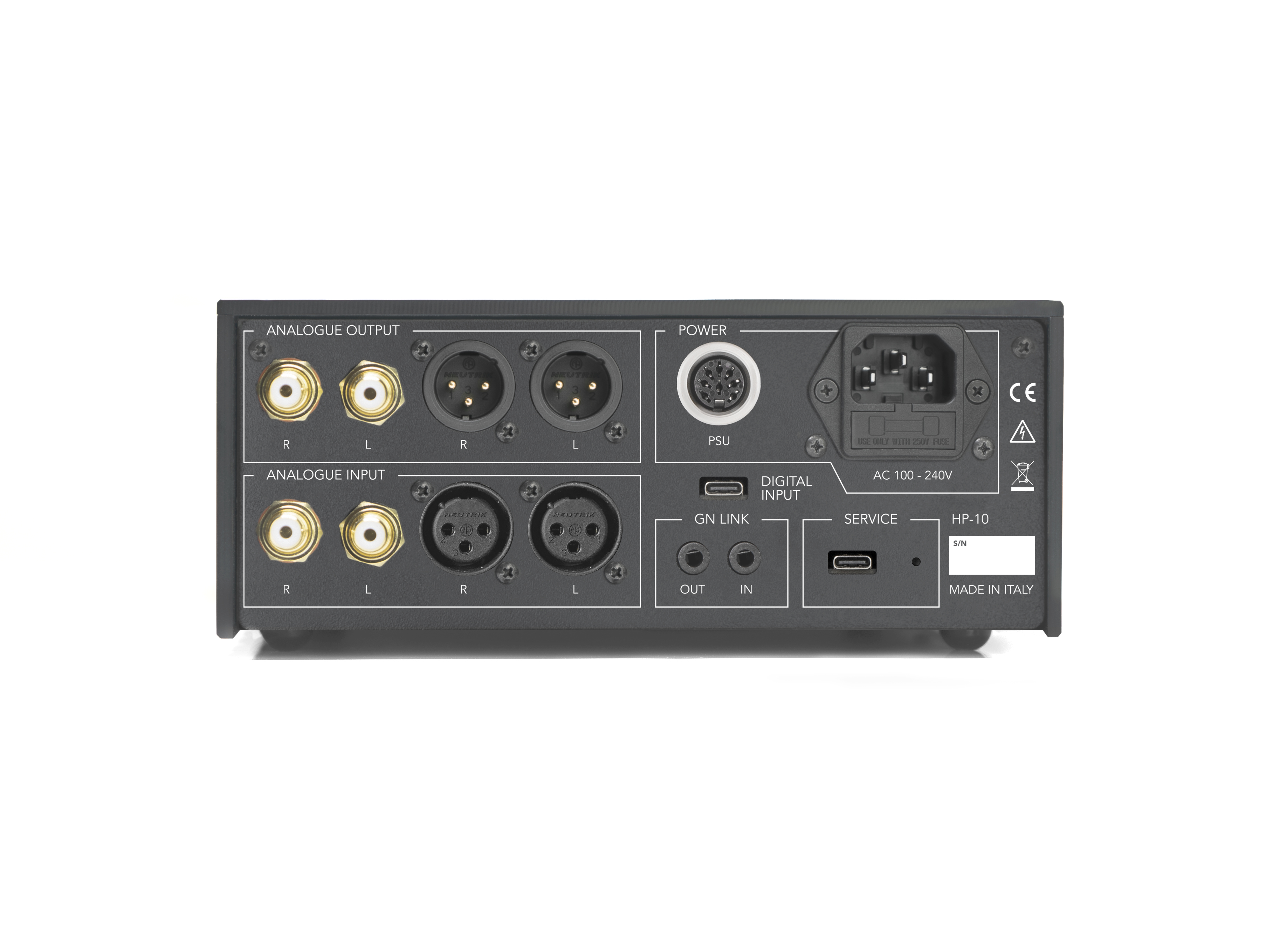 Gold Note HP-10 Headphone Amplifier (Gold) - Image 2