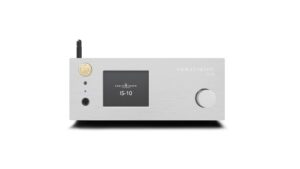 Gold Note IS-10 All-In-One Streaming Integrated Amp/Headphone Amp/DAC (Silver)