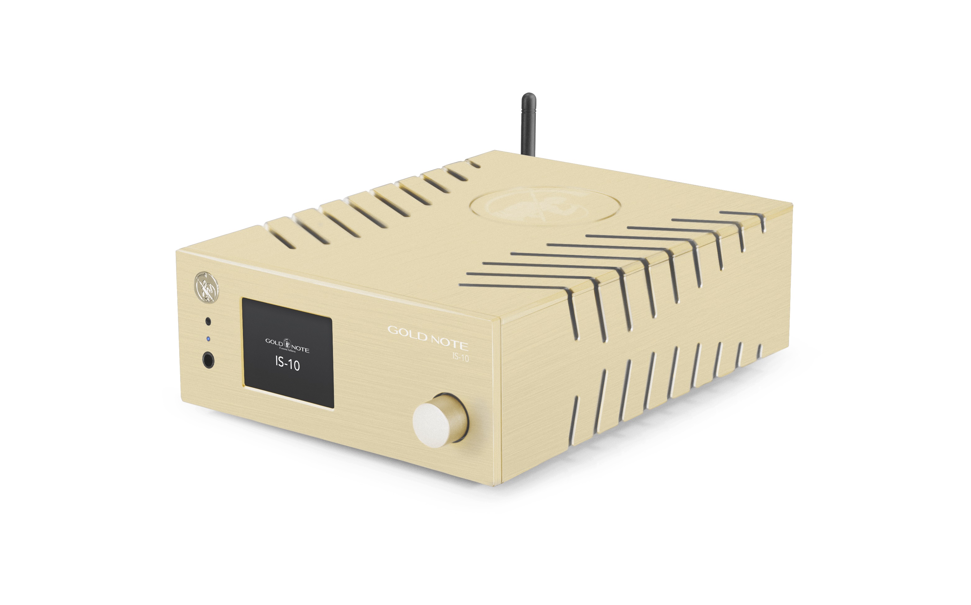 Gold Note IS-10 All-In-One Streaming Integrated Amp/Headphone Amp/DAC (Gold) - Image 2