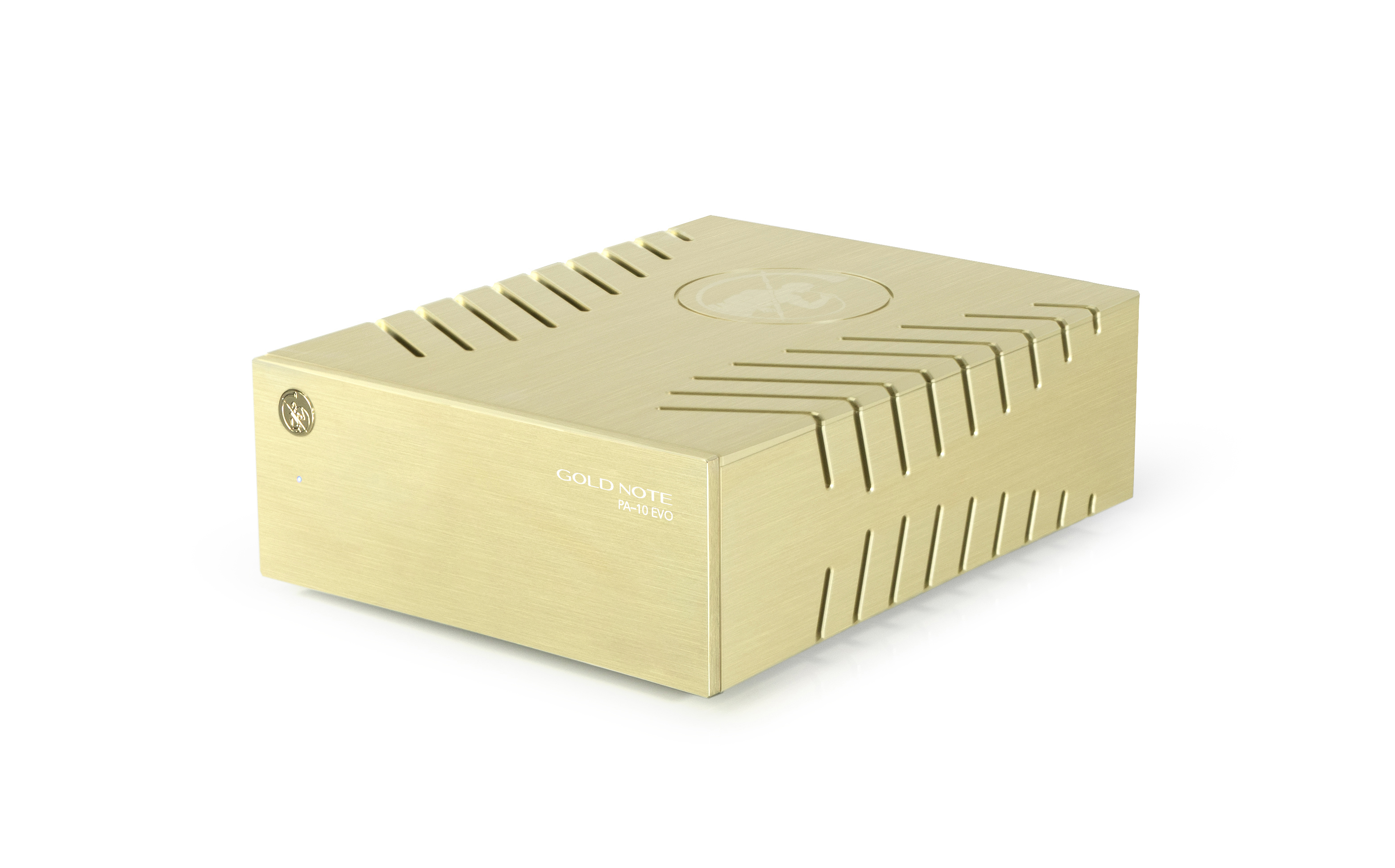 Gold Note PA-10 EVO Compact Fully-Balanced High-Power Stereo/Mono Power Amplifier (Gold) - Image 2