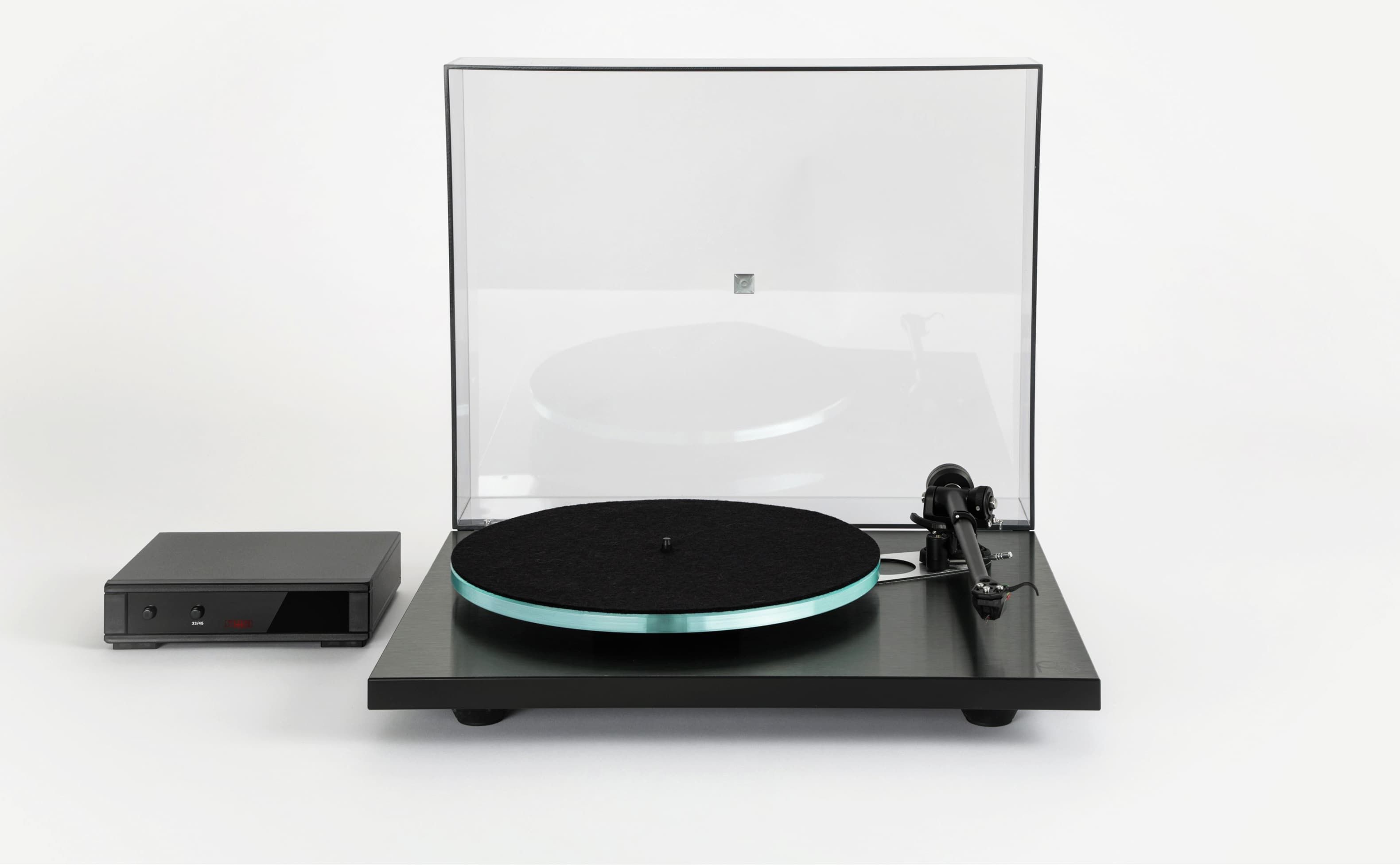 Rega Planar 3 RS Edition (Rega Special) Turntable with Nd5 Cartridge and Neo PSU MK2 (Dark Metallic Brushed Aluminum)