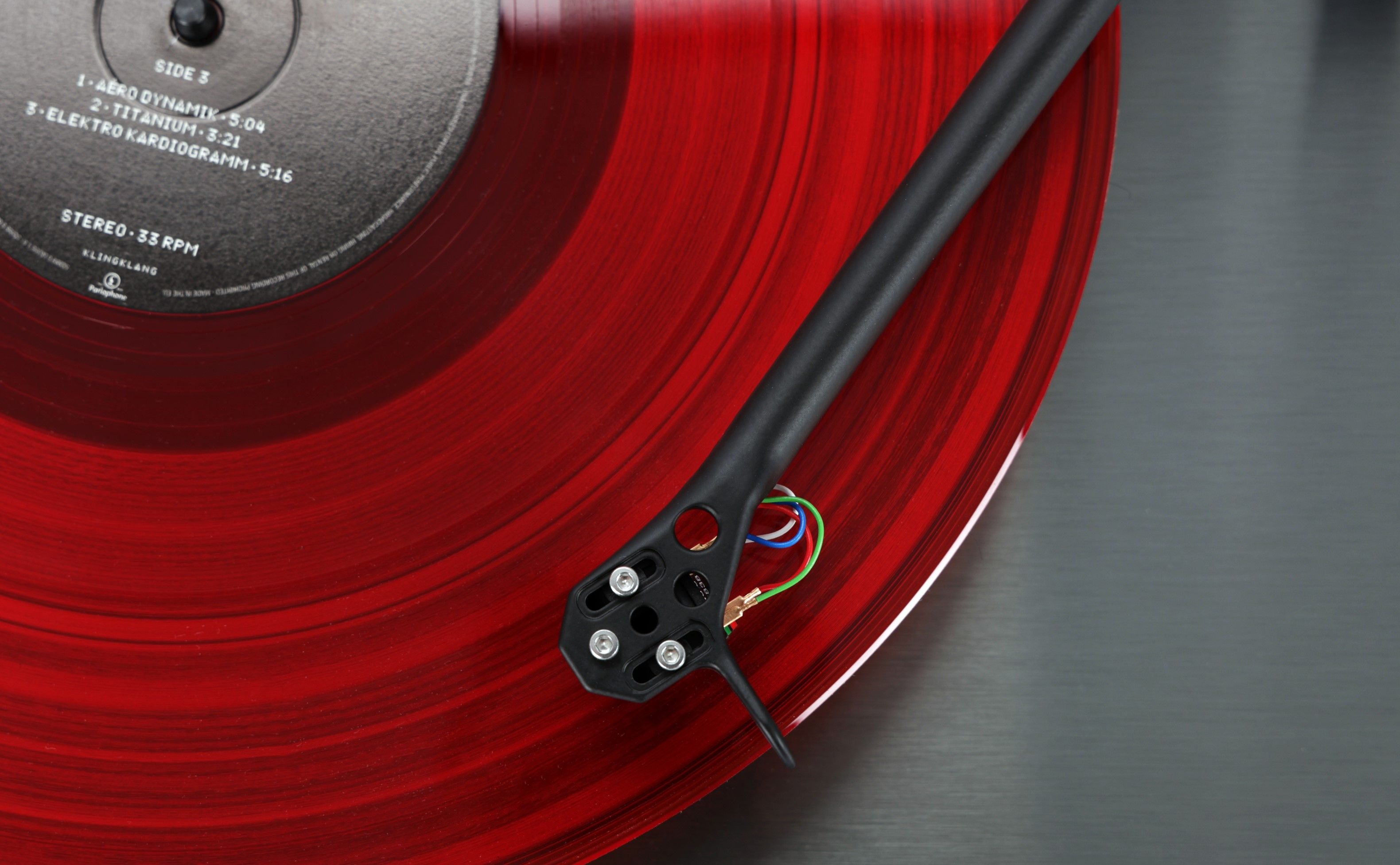Rega Planar 3 RS Edition (Rega Special) Turntable with Nd5 Cartridge and Neo PSU MK2 (Dark Metallic Brushed Aluminum) - Image 9