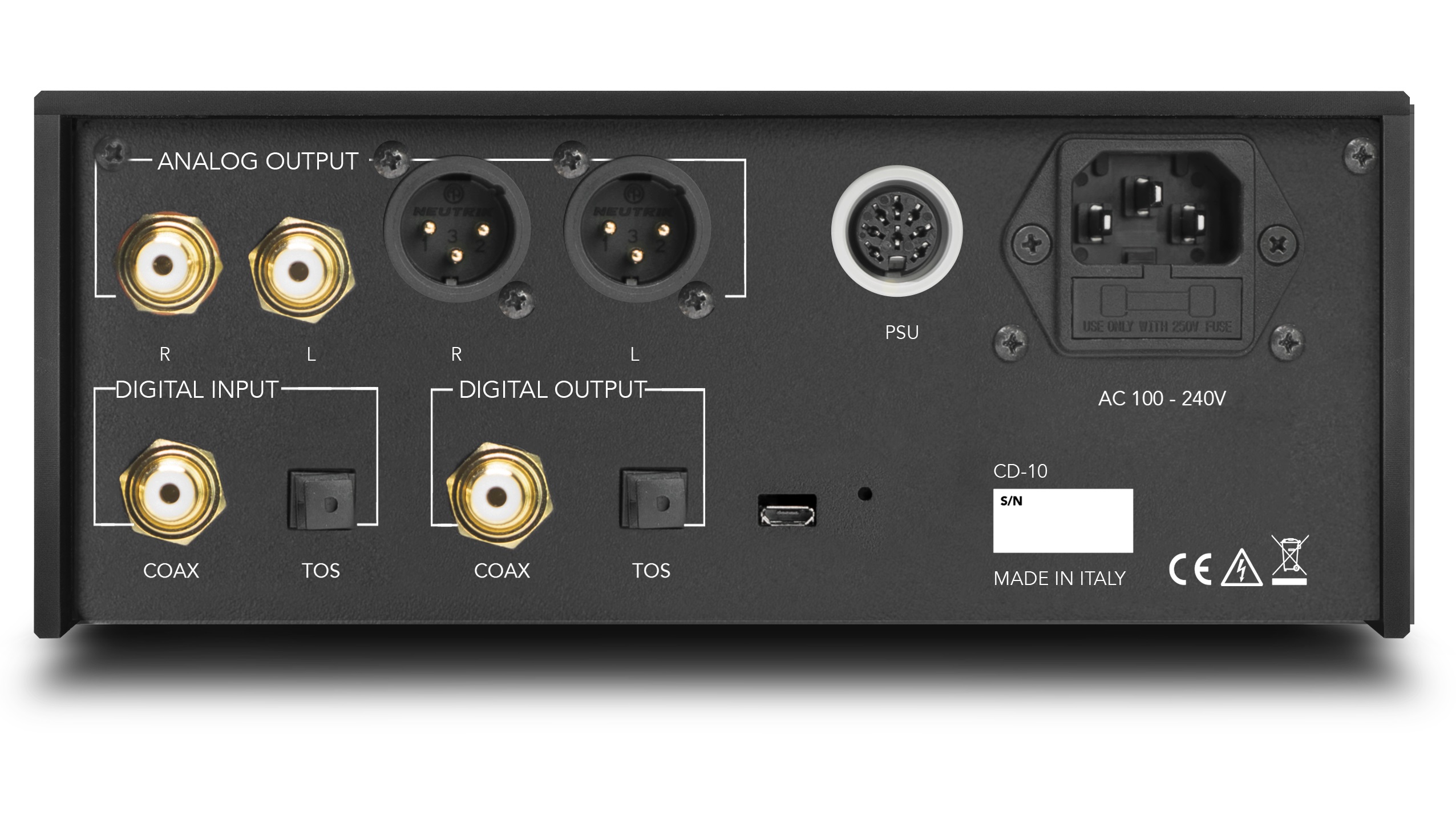 Gold Note CD-10 CD Player (Gold) - Image 2