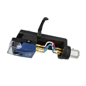 Audio-Technica AT-VM520xEB/H Elliptical-Bonded Dual MM Moving Magnet Cartridge/Headshell Combo