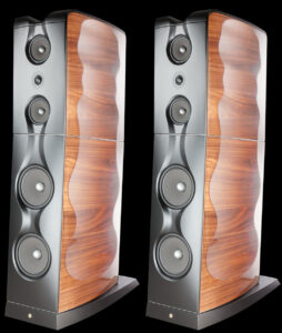 Gold Note XS-85 3-Way Full-Range Floorstanding Speakers (Glossy Walnut, PAIR)