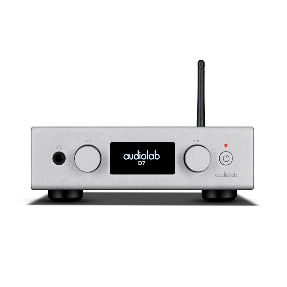 Audiolab D7 DAC Digital to Analog Converter / Headphone Amp (Silver)
