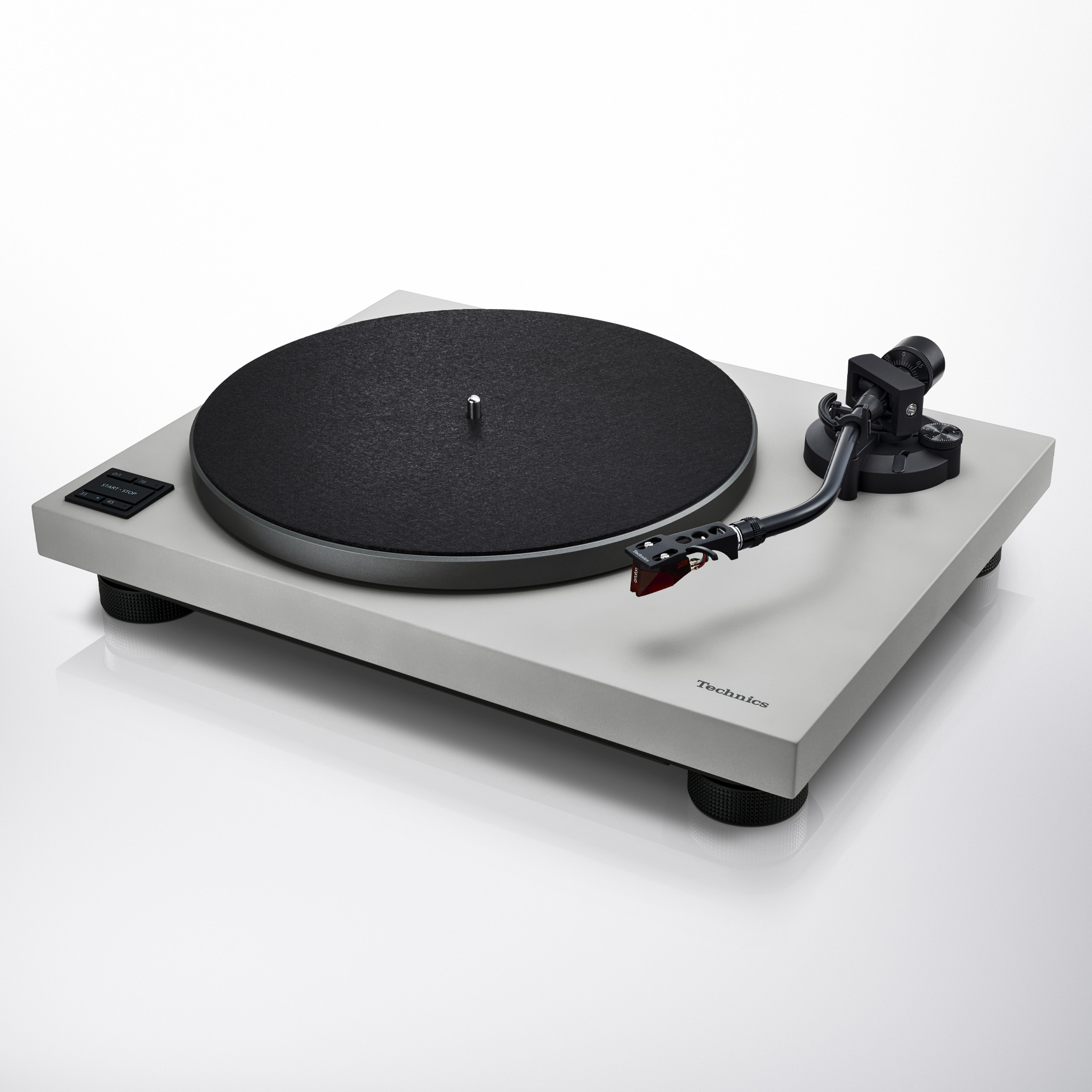 Technics SL-50C-H Direct Drive Turntable with Ortofon 2M Red Cartridge (Silky Gray) - Image 3